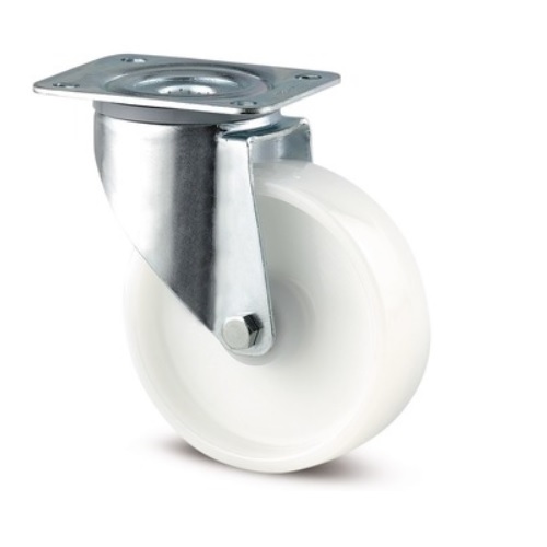Garrucha Industrial Giratoria con Freno Nylon TENTE